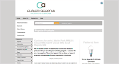 Desktop Screenshot of customaccentsinc.com