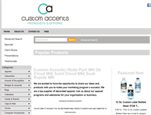 Tablet Screenshot of customaccentsinc.com
